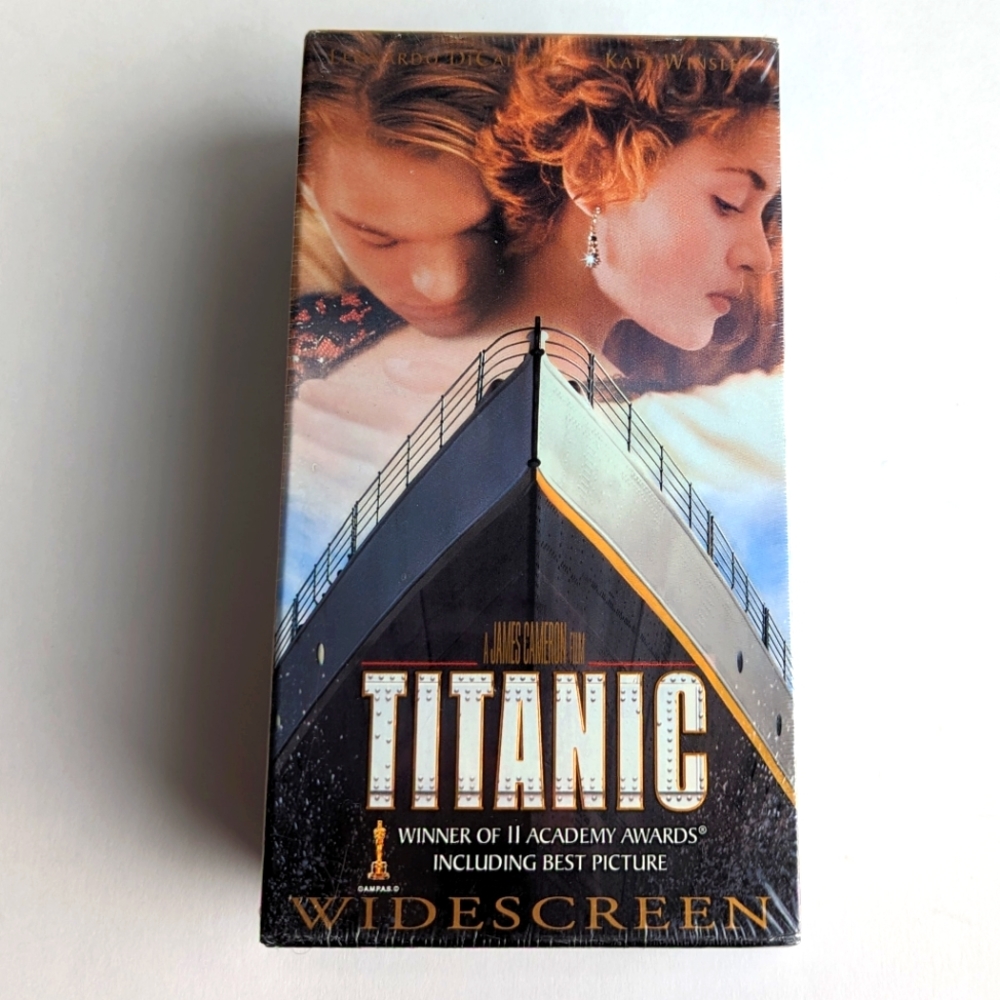 New Sealed Titanic VHS 2-Tape Set, Widescreen Edition